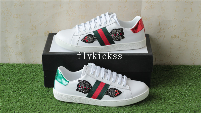 GC Ace Embroidered Sneaker White Cupid Sword